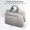 image:imageJETech Laptop Bag for 1516 Inch Devices Black  For MacBook AirPro 1516 Dell Inspiron 156 WaterResistant Exterior ShockAbsorbing Padding Storage PocketLight Grey