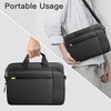 image:imageJETech Laptop Bag for 1516 Inch Devices Black  For MacBook AirPro 1516 Dell Inspiron 156 WaterResistant Exterior ShockAbsorbing Padding Storage PocketBlack