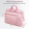 image:imageJETech Laptop Bag for 1516 Inch Devices Black  For MacBook AirPro 1516 Dell Inspiron 156 WaterResistant Exterior ShockAbsorbing Padding Storage PocketPink