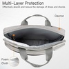 image:imageJETech Laptop Bag for 1516 Inch Devices Black  For MacBook AirPro 1516 Dell Inspiron 156 WaterResistant Exterior ShockAbsorbing Padding Storage PocketLight Grey
