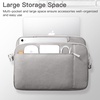 image:imageJETech Laptop Bag for 1516 Inch Devices Black  For MacBook AirPro 1516 Dell Inspiron 156 WaterResistant Exterior ShockAbsorbing Padding Storage PocketLight Grey