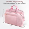 image:imageJETech Laptop Bag for 1516 Inch Devices Black  For MacBook AirPro 1516 Dell Inspiron 156 WaterResistant Exterior ShockAbsorbing Padding Storage PocketPink