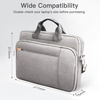 image:imageJETech Laptop Bag for 1516 Inch Devices Black  For MacBook AirPro 1516 Dell Inspiron 156 WaterResistant Exterior ShockAbsorbing Padding Storage PocketLight Grey