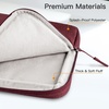 image:imageJETech Laptop Sleeve for 14Inch Devices Dark Grey  For MacBook Neo A18 Pro 14 Mac AirPro MacBook Pro M5M1 20262021 WaterResistant ShockAbsorbing Storage PocketRed