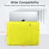 image:imageJETech Laptop Sleeve for 14Inch Devices Dark Grey  For MacBook Neo A18 Pro 14 Mac AirPro MacBook Pro M5M1 20262021 WaterResistant ShockAbsorbing Storage PocketYellow