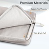 image:imageJETech Laptop Sleeve for 14Inch Devices Dark Grey  For MacBook Neo A18 Pro 14 Mac AirPro MacBook Pro M5M1 20262021 WaterResistant ShockAbsorbing Storage PocketStarlight