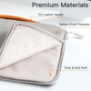 image:imageJETech Laptop Sleeve for 14Inch Devices Dark Grey  For MacBook Neo A18 Pro 14 MacBook Pro M5M1 20262020 WaterResistant Portable Handle ShockAbsorbing PaddingLight Grey