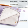 image:imageJETech Laptop Sleeve for 14Inch Devices Dark Grey  For MacBook Neo A18 Pro 14 MacBook Pro M5M1 20262020 WaterResistant Portable Handle ShockAbsorbing PaddingLight Purple