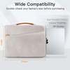 image:imageJETech Laptop Sleeve for 14Inch Devices Dark Grey  For MacBook Neo A18 Pro 14 MacBook Pro M5M1 20262020 WaterResistant Portable Handle ShockAbsorbing PaddingStarlight