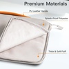 image:imageJETech Laptop Sleeve for 14Inch Devices Dark Grey  For MacBook Neo A18 Pro 14 MacBook Pro M5M1 20262020 WaterResistant Portable Handle ShockAbsorbing PaddingStarlight