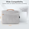 image:imageJETech Laptop Sleeve for 14Inch Devices Dark Grey  For MacBook Neo A18 Pro 14 MacBook Pro M5M1 20262020 WaterResistant Portable Handle ShockAbsorbing PaddingLight Grey