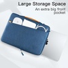 image:imageJETech Laptop Sleeve for 14Inch Devices Dark Grey  For MacBook Neo A18 Pro 14 MacBook Pro M5M1 20262020 WaterResistant Portable Handle ShockAbsorbing PaddingNavy
