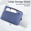 image:imageJETech Laptop Sleeve for 14Inch Devices Dark Grey  For MacBook Neo A18 Pro 14 MacBook Pro M5M1 20262020 WaterResistant Portable Handle ShockAbsorbing PaddingPurple