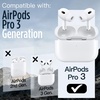 image:imageJETech Magnetic Case for AirPods Pro 3 with Keychain Black  Cover Powerful Drop Protection Compatible with MagSafe Magnetic Lid Front LED VisibleGreen
