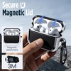 image:imageJETech Magnetic Case for AirPods Pro 3 with Keychain Black  Cover Powerful Drop Protection Compatible with MagSafe Magnetic Lid Front LED VisibleWhite