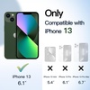 image:imageJETech Magnetic Case for iPhone 13 Blue  Compatible with MagSafe Solid Color Matte TPU Frame Clear Back Shockproof BumperGreen