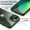 image:imageJETech Magnetic Case for iPhone 13 Blue  Compatible with MagSafe Solid Color Matte TPU Frame Clear Back Shockproof BumperGreen