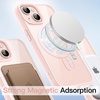 image:imageJETech Magnetic Case for iPhone 13 Blue  Compatible with MagSafe Solid Color Matte TPU Frame Clear Back Shockproof BumperPink