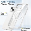 image:imageJETech Magnetic Case for iPhone 13 Blue  Compatible with MagSafe Solid Color Matte TPU Frame Clear Back Shockproof BumperStarlight