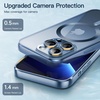 image:imageJETech Magnetic Case for iPhone 13 Pro Gold  Compatible with MagSafe Camera Lens Protection Electroplated TPU Frame Shockproof ProtectionBlue