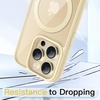 image:imageJETech Magnetic Case for iPhone 13 Pro Sierra Blue  Compatible with MagSafe Solid Color Matte TPU Frame Clear Back Shockproof BumperBeige