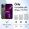 image:imageJETech Magnetic Case for iPhone 13 Pro Sierra Blue  Compatible with MagSafe Solid Color Matte TPU Frame Clear Back Shockproof BumperBlack