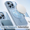 image:imageJETech Magnetic Case for iPhone 13 Pro Sierra Blue  Compatible with MagSafe Solid Color Matte TPU Frame Clear Back Shockproof BumperSierra Blue