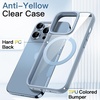 image:imageJETech Magnetic Case for iPhone 13 Pro Sierra Blue  Compatible with MagSafe Solid Color Matte TPU Frame Clear Back Shockproof BumperSierra Blue