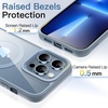 image:imageJETech Magnetic Case for iPhone 13 Pro Sierra Blue  Compatible with MagSafe Solid Color Matte TPU Frame Clear Back Shockproof BumperSierra Blue