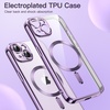 image:imageJETech Magnetic Case for iPhone 14 Light Purple  Compatible with MagSafe Camera Lens Protection Electroplated TPU Frame Shockproof ProtectionLight Purple