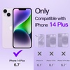image:imageJETech Magnetic Case for iPhone 14 Plus Light Purple  Compatible with MagSafe Camera Lens Protection Electroplated TPU Frame Shockproof ProtectionPurple