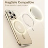 image:imageJETech Magnetic Case for iPhone 14 Pro Gold  Compatible with MagSafe Camera Lens Protection Electroplated TPU Frame Shockproof ProtectionGold