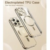 image:imageJETech Magnetic Case for iPhone 14 Pro Gold  Compatible with MagSafe Camera Lens Protection Electroplated TPU Frame Shockproof ProtectionGold