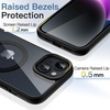 image:imageJETech Magnetic Case for iPhone 14 Purple  Compatible with MagSafe Solid Color Matte TPU Frame Clear Back Shockproof BumperMidnight