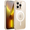 image:imageJETech Magnetic Matte Case for iPhone 13 Black  Compatible with MagSafe Translucent Matte Back Slim Shockproof ProtectionBeige