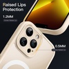 image:imageJETech Magnetic Matte Case for iPhone 13 Black  Compatible with MagSafe Translucent Matte Back Slim Shockproof ProtectionBeige