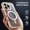 image:imageJETech Magnetic Matte Case for iPhone 13 Black  Compatible with MagSafe Translucent Matte Back Slim Shockproof ProtectionBeige