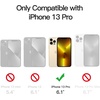 image:imageJETech Magnetic Matte Case for iPhone 13 Black  Compatible with MagSafe Translucent Matte Back Slim Shockproof ProtectionBeige