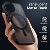image:imageJETech Magnetic Matte Case for iPhone 13 Black  Compatible with MagSafe Translucent Matte Back Slim Shockproof ProtectionBlack