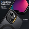 image:imageJETech Magnetic Matte Case for iPhone 13 Black  Compatible with MagSafe Translucent Matte Back Slim Shockproof ProtectionBlack