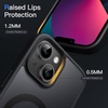 image:imageJETech Magnetic Matte Case for iPhone 13 Black  Compatible with MagSafe Translucent Matte Back Slim Shockproof ProtectionBlack