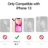 image:imageJETech Magnetic Matte Case for iPhone 13 Black  Compatible with MagSafe Translucent Matte Back Slim Shockproof ProtectionChalk Pink
