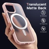 image:imageJETech Magnetic Matte Case for iPhone 13 Black  Compatible with MagSafe Translucent Matte Back Slim Shockproof ProtectionChalk Pink