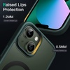 image:imageJETech Magnetic Matte Case for iPhone 13 Black  Compatible with MagSafe Translucent Matte Back Slim Shockproof ProtectionDark Green