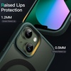image:imageJETech Magnetic Matte Case for iPhone 13 Black  Compatible with MagSafe Translucent Matte Back Slim Shockproof ProtectionDark Green