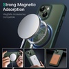 image:imageJETech Magnetic Matte Case for iPhone 13 Black  Compatible with MagSafe Translucent Matte Back Slim Shockproof ProtectionDark Green