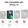 image:imageJETech Magnetic Matte Case for iPhone 13 Black  Compatible with MagSafe Translucent Matte Back Slim Shockproof ProtectionDark Green