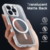 image:imageJETech Magnetic Matte Case for iPhone 13 Black  Compatible with MagSafe Translucent Matte Back Slim Shockproof ProtectionGray