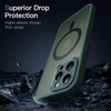 image:imageJETech Magnetic Matte Case for iPhone 13 Black  Compatible with MagSafe Translucent Matte Back Slim Shockproof ProtectionMidnight Green