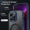 image:imageJETech Magnetic Matte Case for iPhone 13 Black  Compatible with MagSafe Translucent Matte Back Slim Shockproof ProtectionNavy